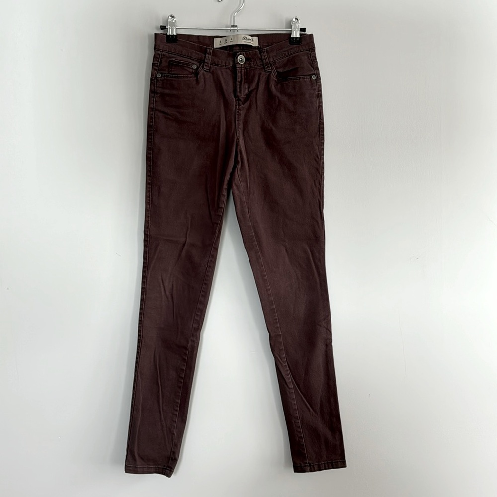 Brown skinny jeans
